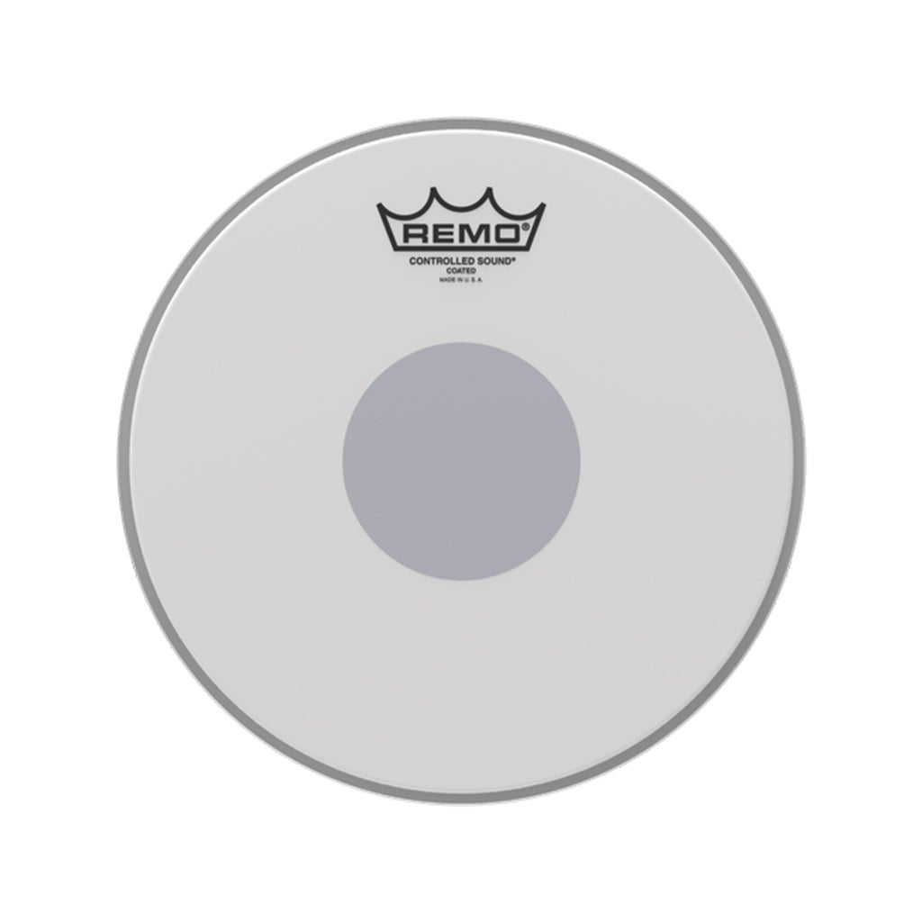 Remo Controlled Sound Coated w/ Bottom Black Dot Drumhead - 18 inches Drum Heads Sky Music