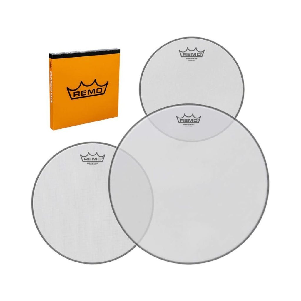 Remo Silentstroke 3-piece Propack - 10/12/16 inch Drum Heads Sky Music