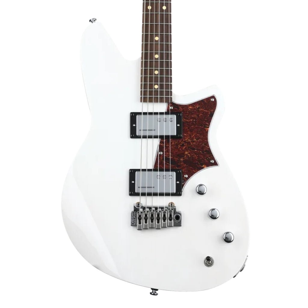 Reverend Descent W Baritone with Wilkinson Tremolo Electric Guitar - Transparent White Electric Guitars Sky Music