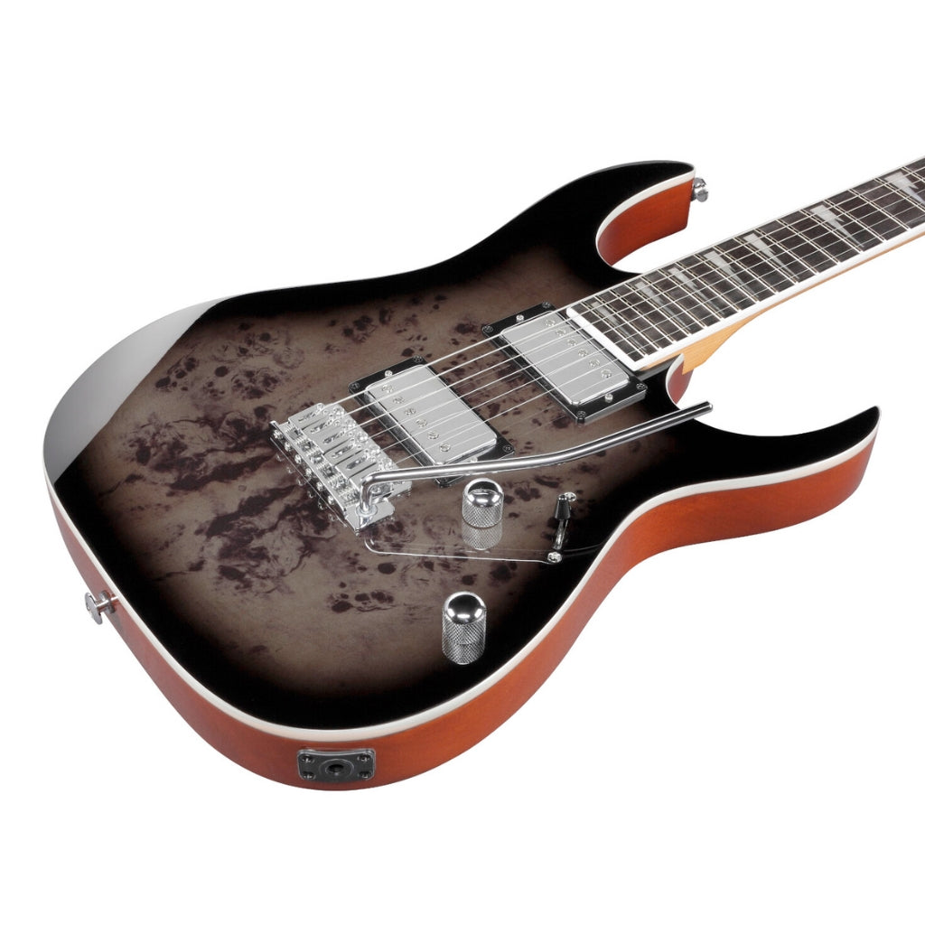 Ibanez - RG220PA1 Electric Guitar - Transparent Brown Black Burst