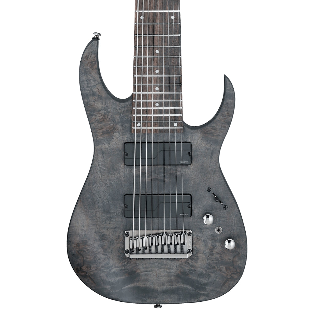 Ibanez - RG9PB 9 String Electric Guitar - Transparent Gray Flat