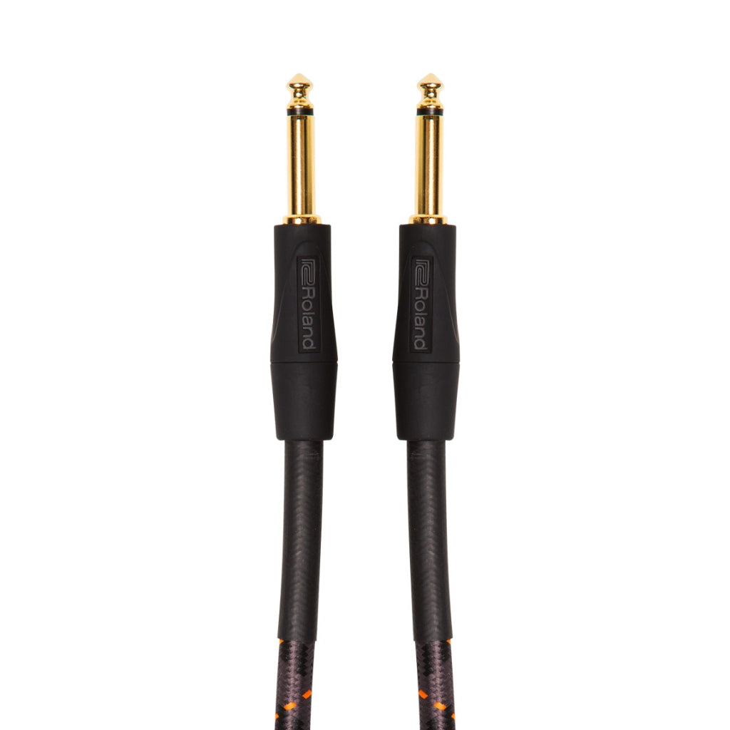 Roland - RIC-G5 Gold Series Straight 1/4-inch - Instrument Cable 5ft