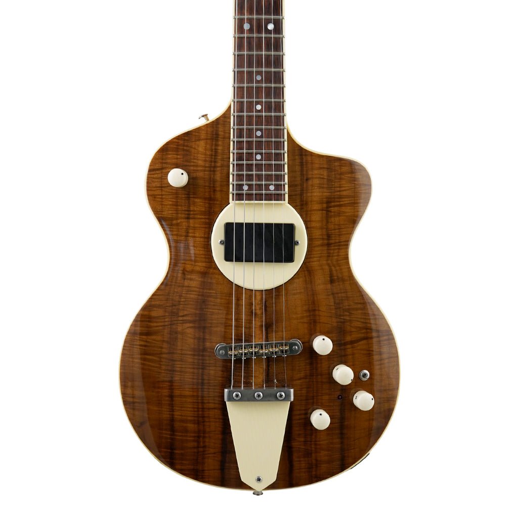 Rick Turner 2016 Model 1 C-LB Deluxe Featherweight with Myrtle Wood Top and Western Red Cedar Body - Rare! Electric Guitars Sky Music
