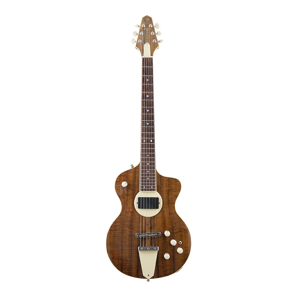 Rick Turner 2016 Model 1 C-LB Deluxe Featherweight with Myrtle Wood Top and Western Red Cedar Body - Rare! Electric Guitars Sky Music