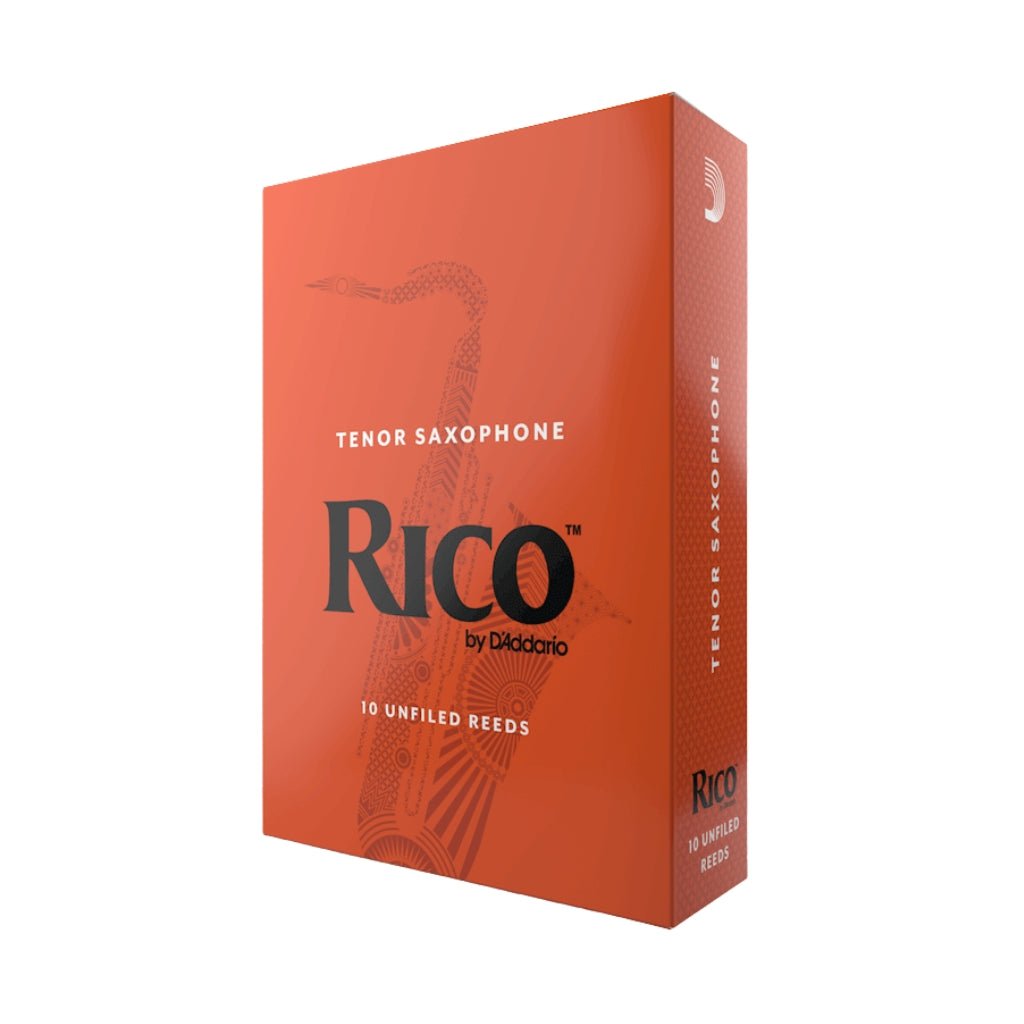 Rico by D'Addario Tenor Sax Reeds, Strength 2.5 - 10 Pack Brass &amp; Woodwind Accessories Sky Music