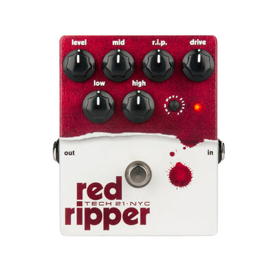 TECH 21 - Red Ripper - Bass Fuzz Distortion SYNTH