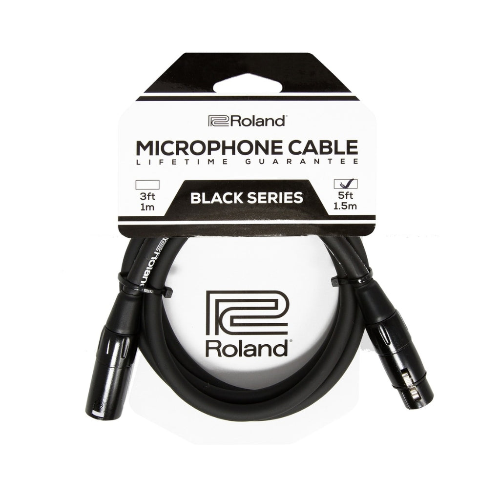 Roland - RMC-B5 Black Series - Microphone Cable 5ft