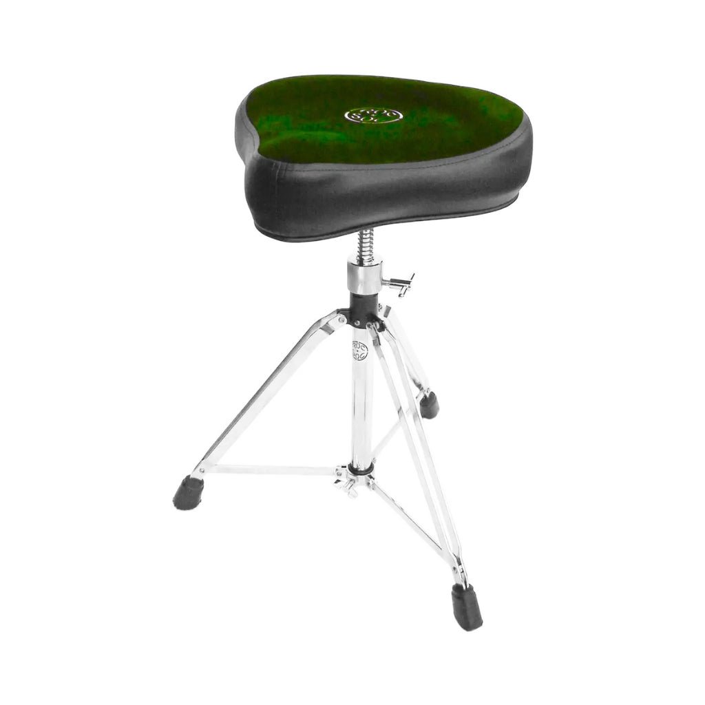 ROC-N-SOC Manual Spindle Tall With Original Green Seat Top Drum Hardware Sky Music