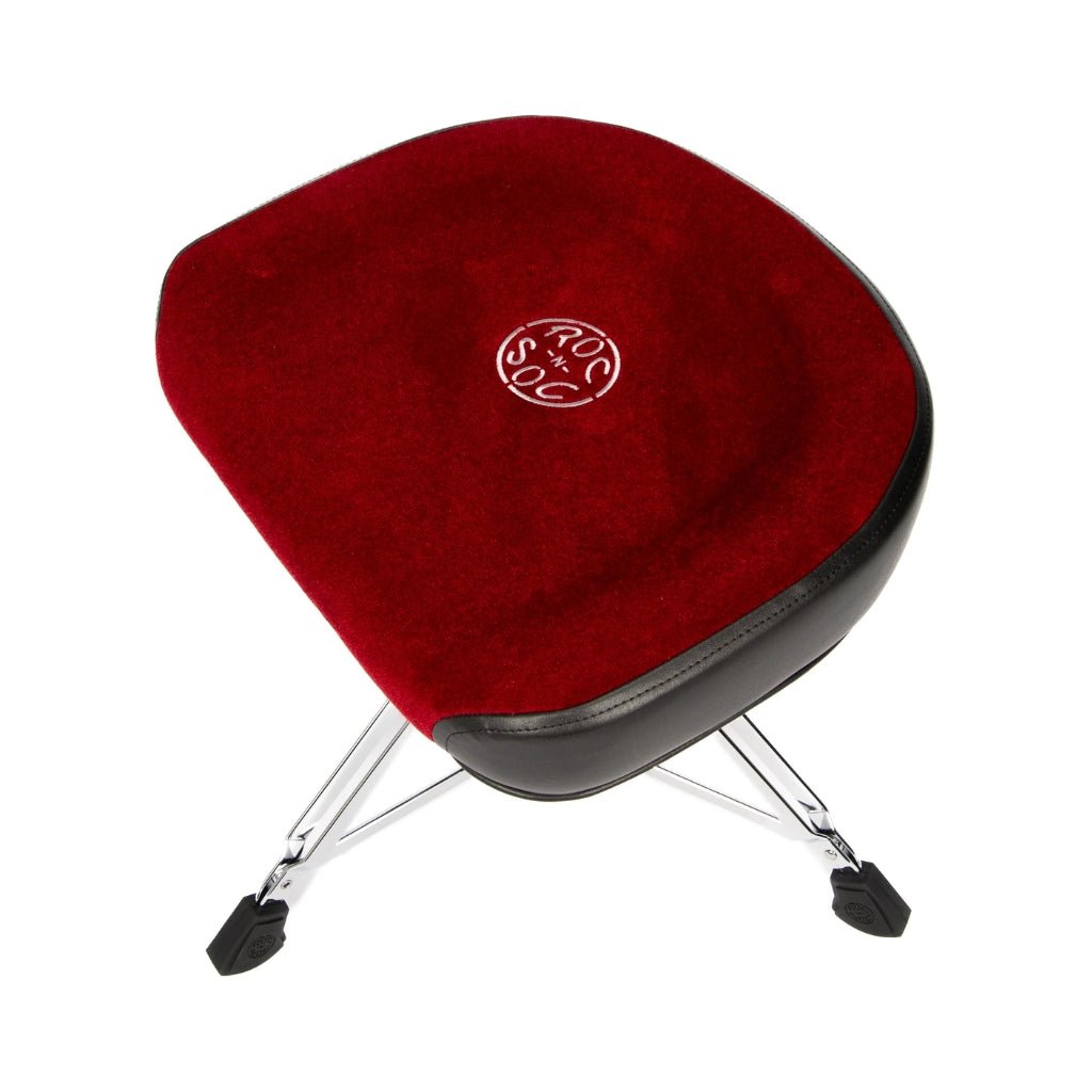 ROC-N-SOC Nitro Rider Gas Throne with Square Top - Red Drum Hardware Sky Music
