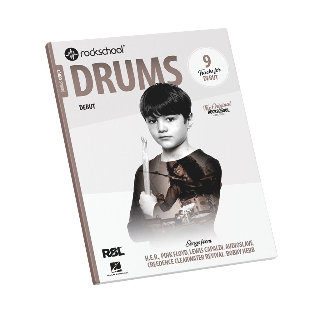 Rockschool Drums Debut (2024) Books Sky Music