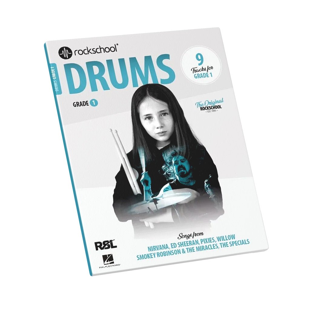 Rockschool Drums Grade 1 (2024) Books Sky Music