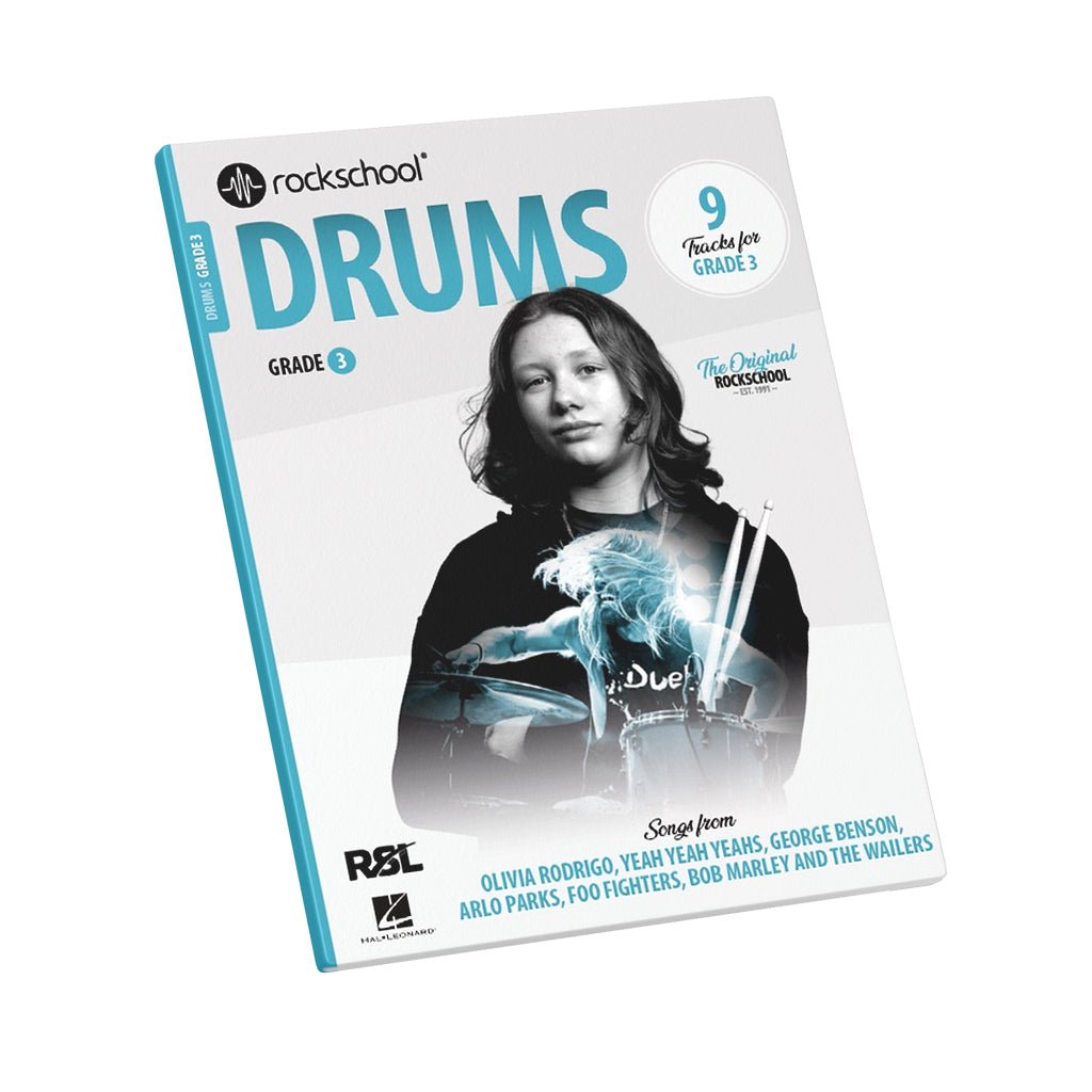 Rockschool Drums Grade 3 (2024) Books Sky Music