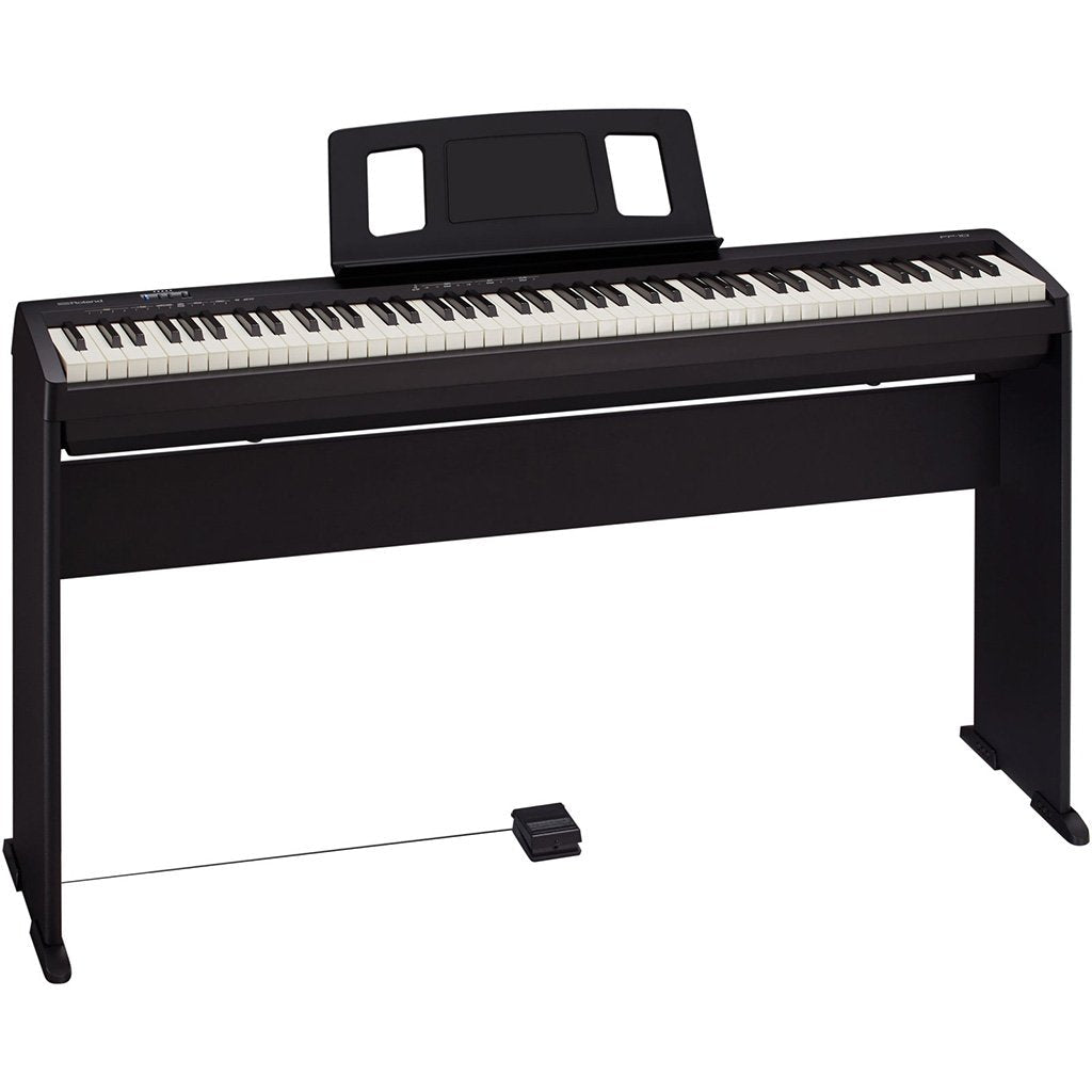 Roland FP10BKS Bundle - Black Digital Pianos Sky Music