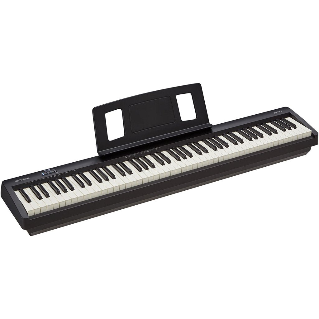 Roland FP10BKS Bundle - Black Digital Pianos Sky Music