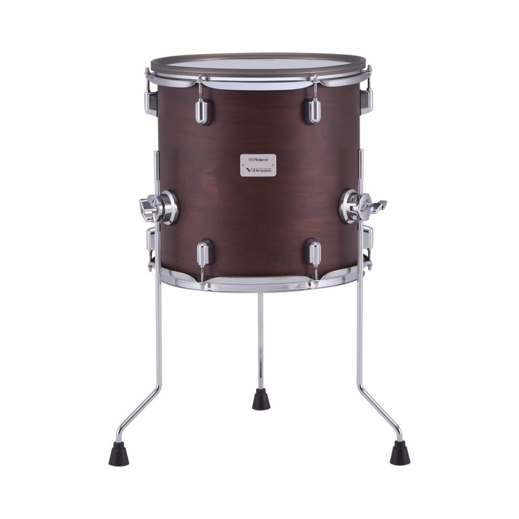 Roland PDA140FSW VAD 14" Acoustic-Style Floor Tom Pad - Satin Walnut Electronic Drum Parts, Pads &amp; Triggers Sky Music