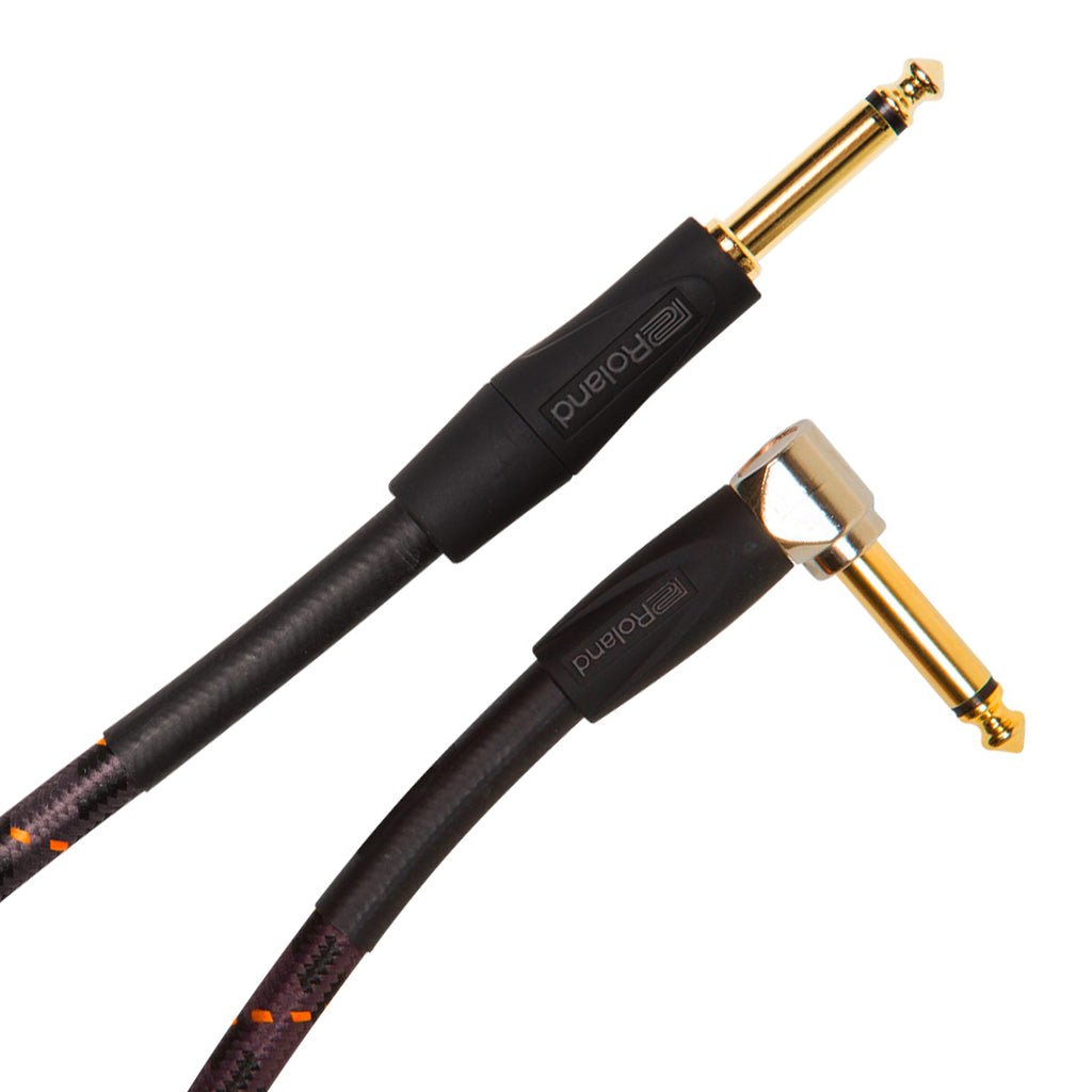 Roland RICG20A Angled/Straight Instrument Cable - 20ft Instrument Cables Sky Music