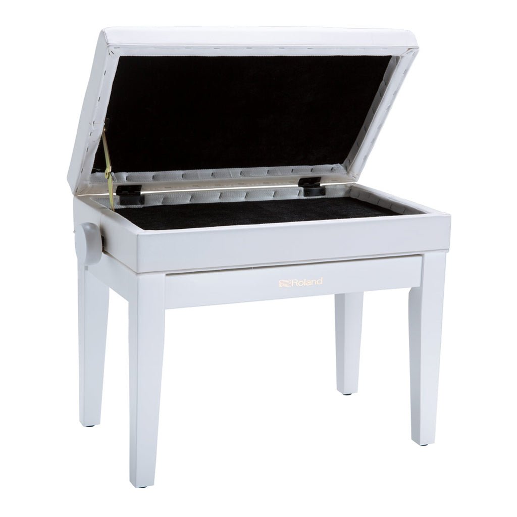 Roland RPB400 Adjustable Piano Bench - White Piano & Keyboard Benches Sky Music