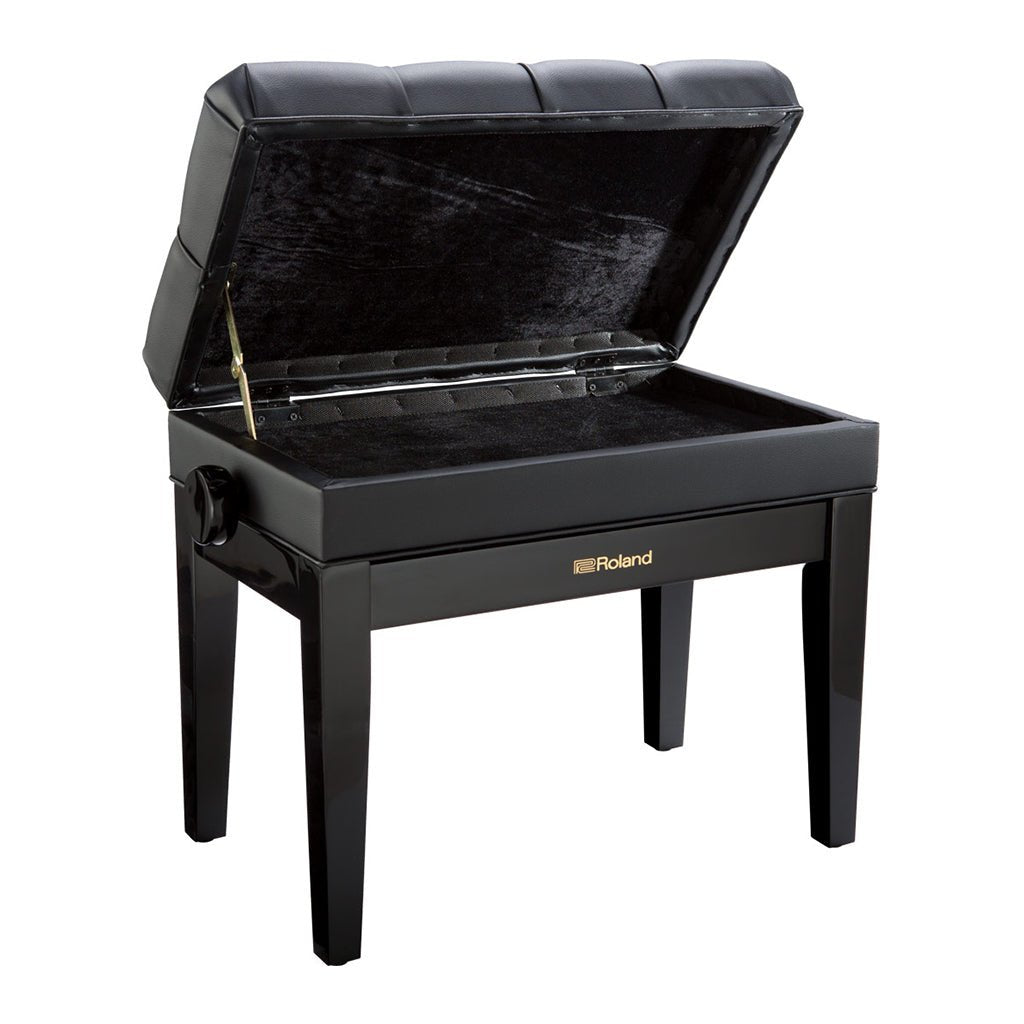 Roland RPB500 Deluxe Piano Bench - Polished Ebony Piano & Keyboard Benches Sky Music