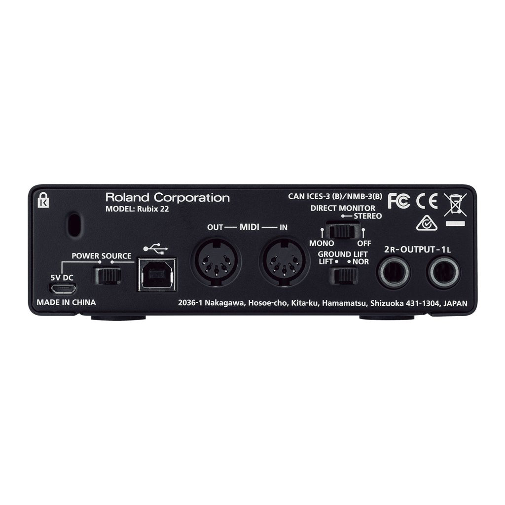 Roland RUBIX22 USB Audio Interface Audio Interfaces Sky Music