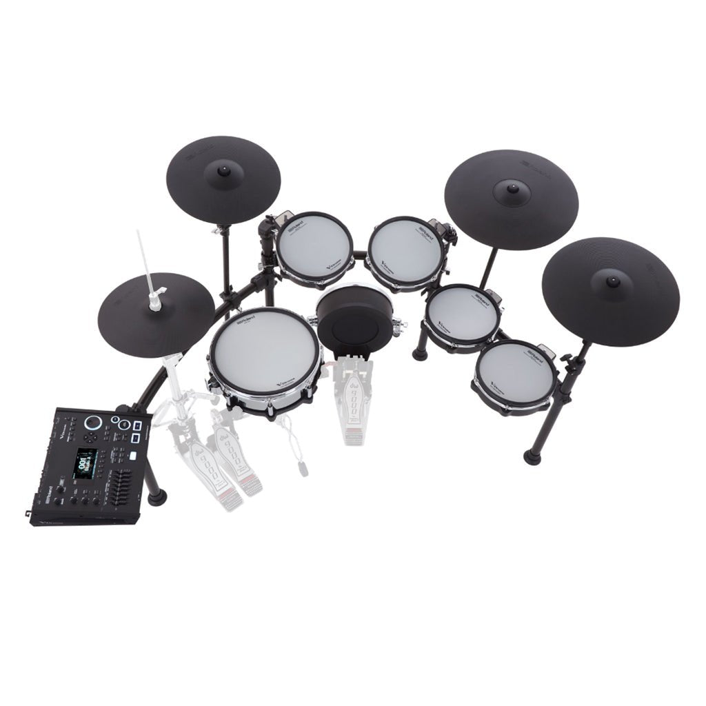 Roland TD713S V Drums Electronic Kit with DW 3000 Series Hardware Electronic Drum Kits Sky Music