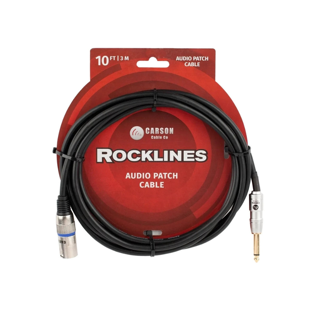 Carson - Rocklines XLR to 1/4 TS Jack - 10ft
