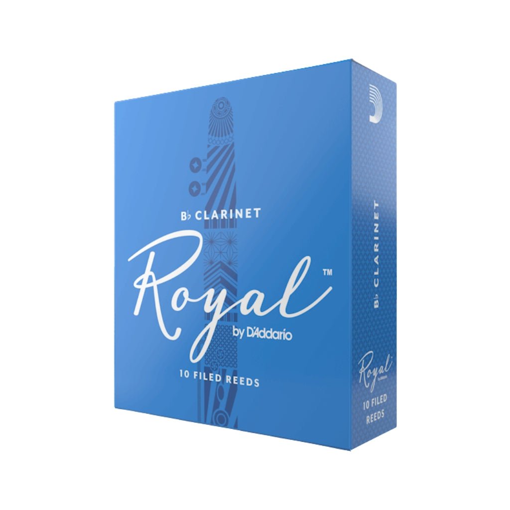 Royal Bb Clarinet Reed 2 - Box of 10 Brass &amp; Woodwind Accessories Sky Music