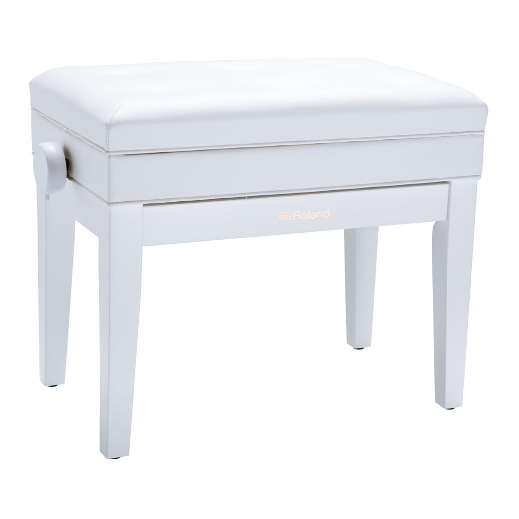 Roland Adjustable Piano Bench White