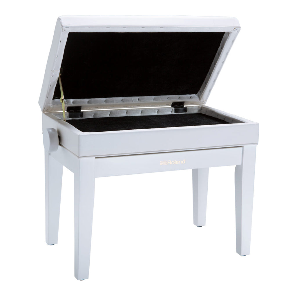 Roland Adjustable Piano Bench White