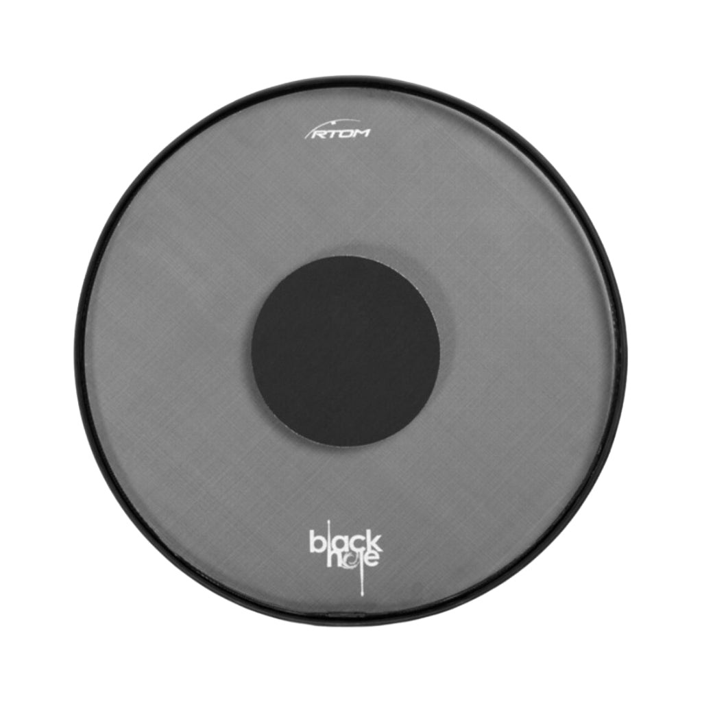 RTOM 10" Black Hole Tuneable Snap On Practice Pad Drum Heads Sky Music