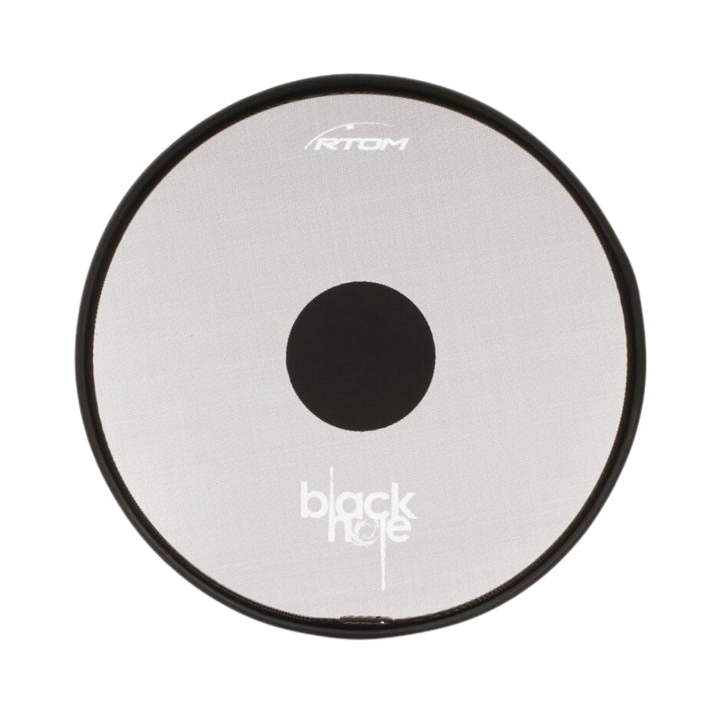 RTOM 18" Black Hole Tuneable Snap On Practice Pad Drum Heads Sky Music