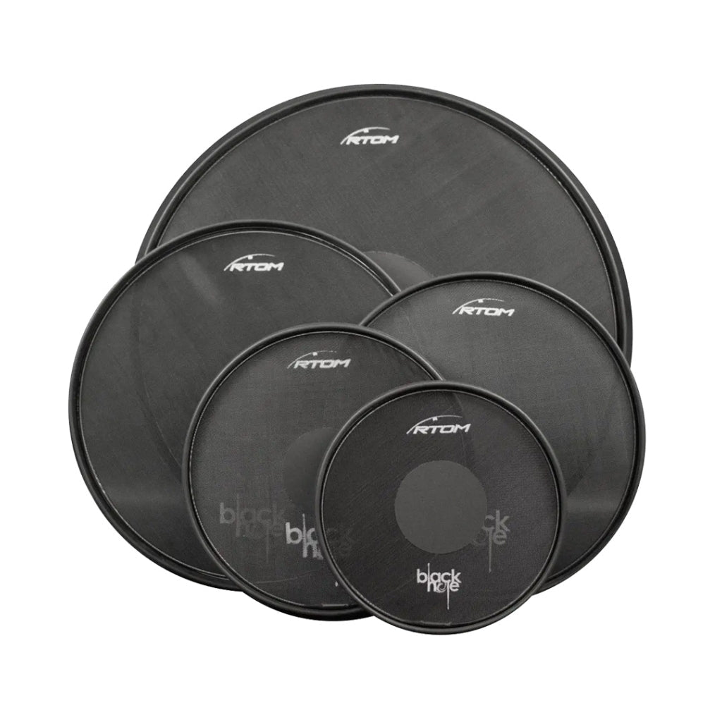 RTOM Black Hole Practice System Pack Fusion Plus - 10/12/14/16/22 Drum Accessories Sky Music