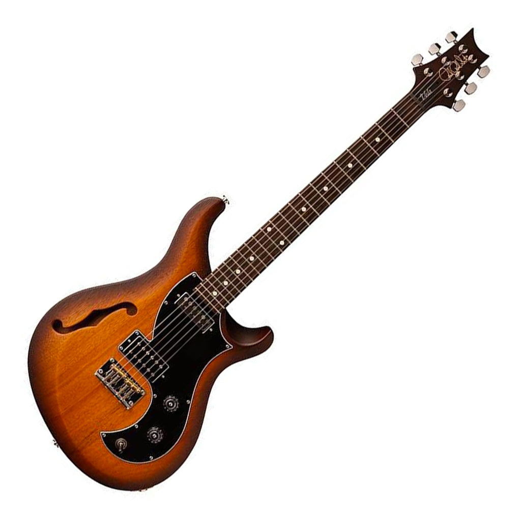 PRS S2 Vela Semi Hollow Satin McCarty Tobacco Sunburst Dot Inlay