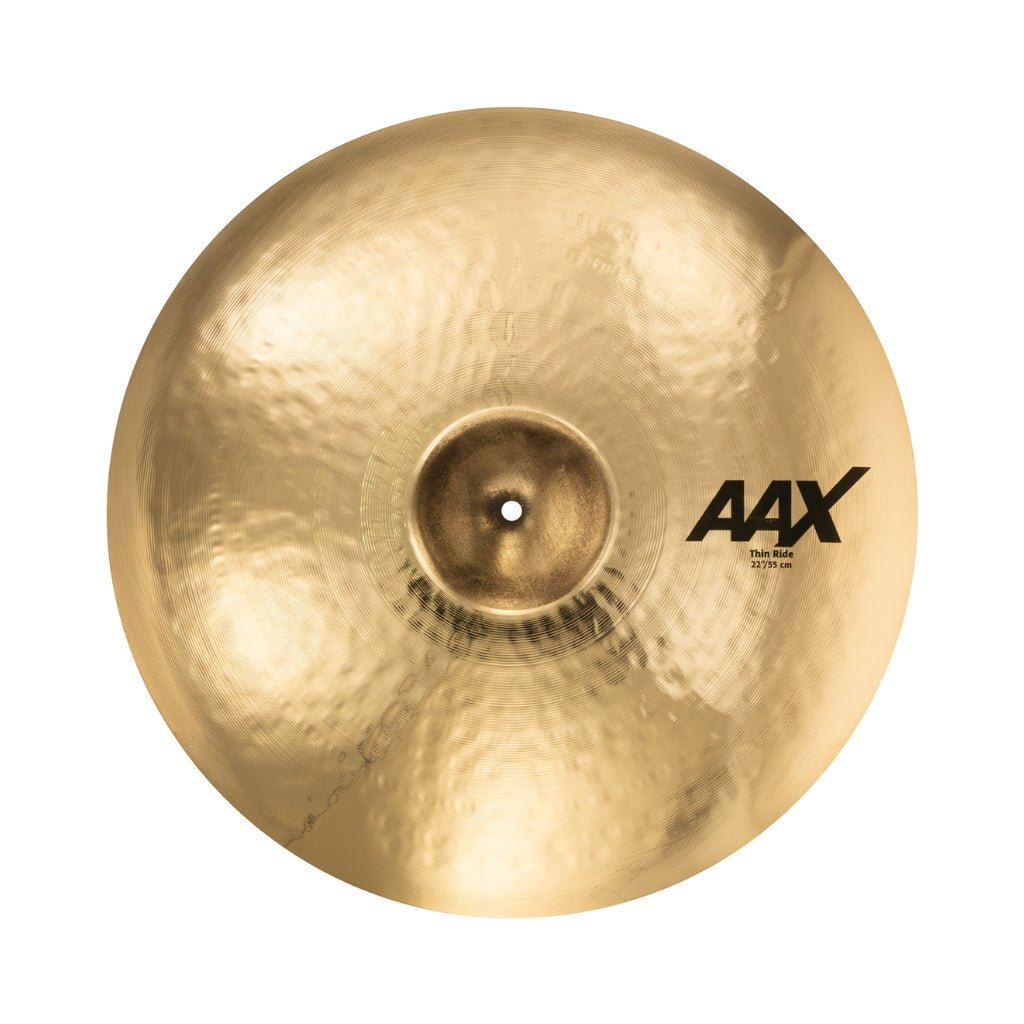 Sabian AAX 22" Thin Ride Brilliant Cymbals Sky Music