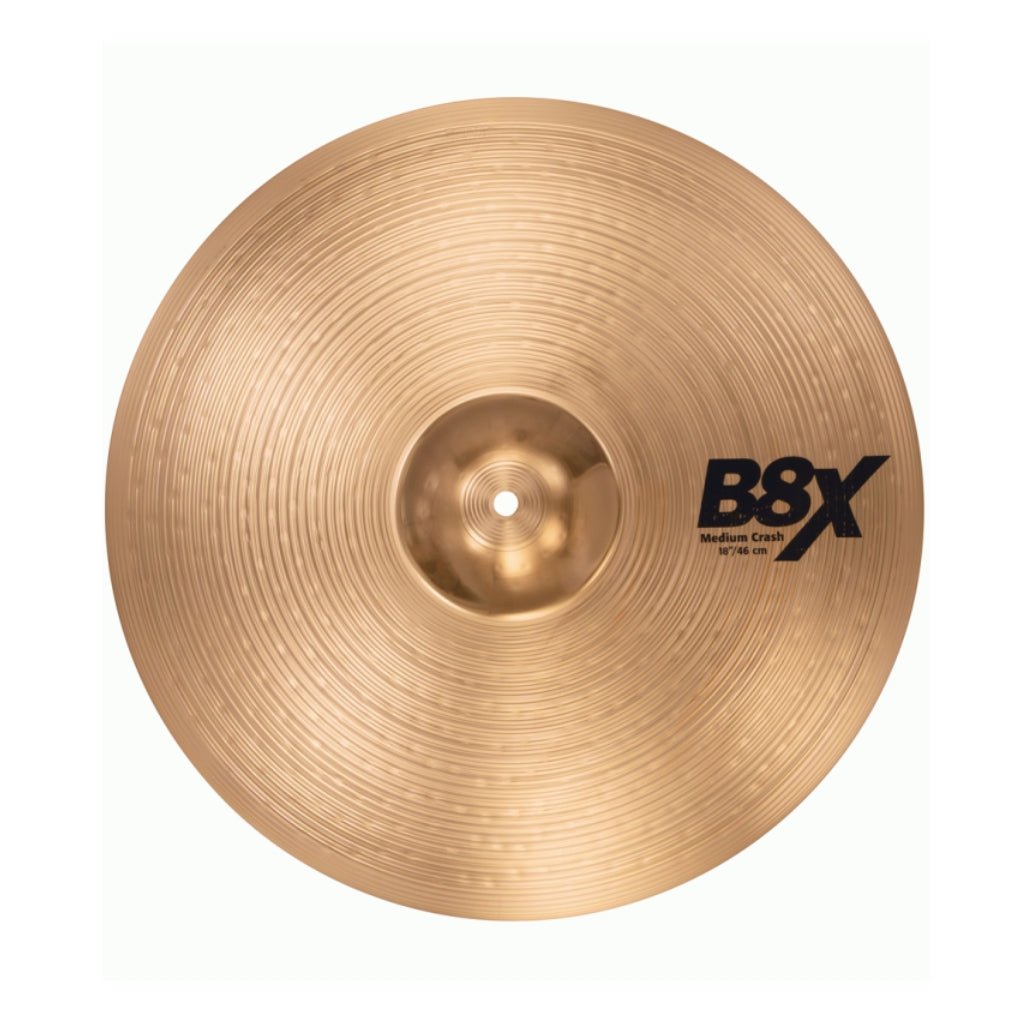 Sabian B8X 18" Medium Crash Cymbals Sky Music