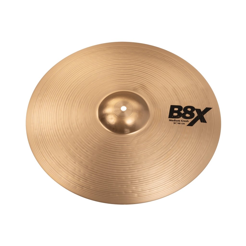 Sabian B8X 18" Medium Crash Cymbals Sky Music