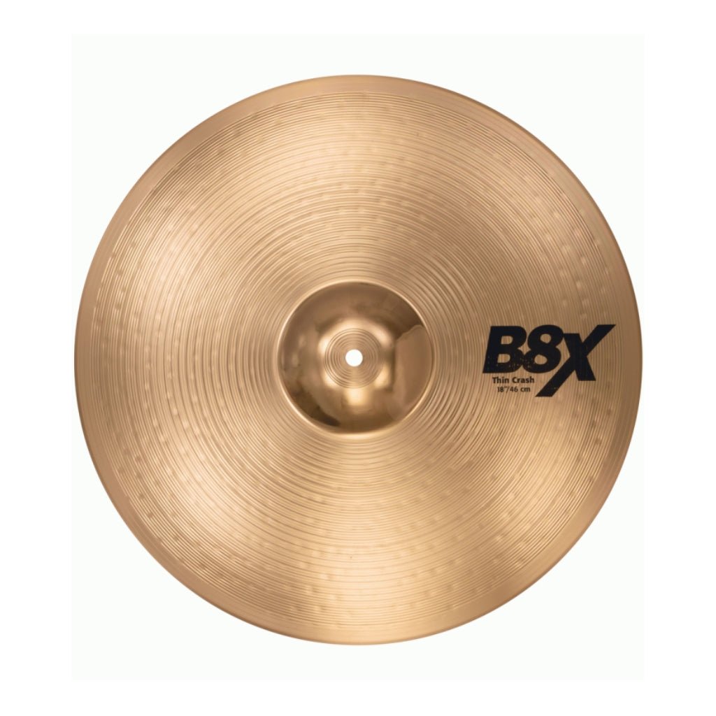 Sabian B8X 18" Thin Crash Cymbals Sky Music