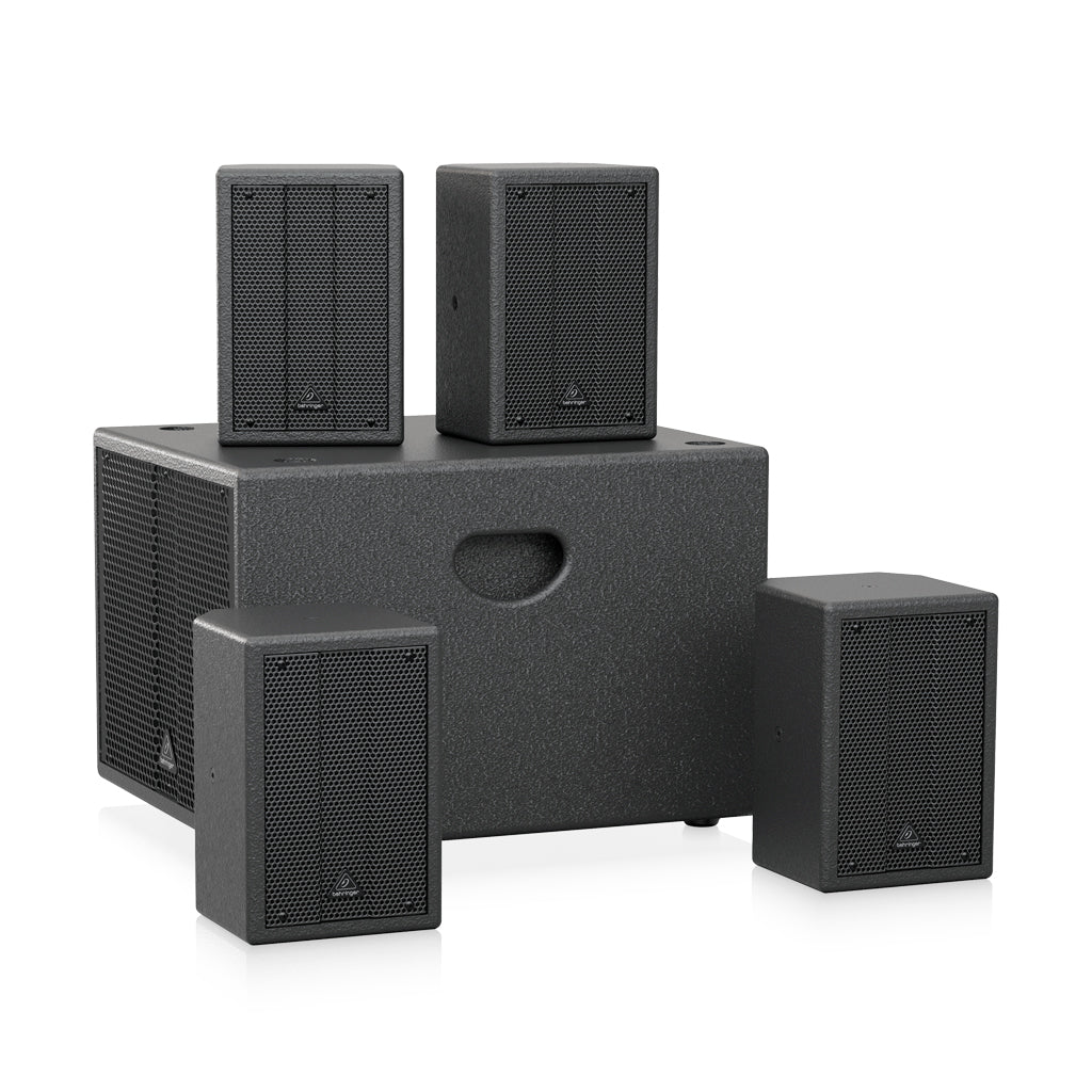 Behringer - SAT 1004 PA Bundle - 8" Sub W/ 4 X 4" Speaker