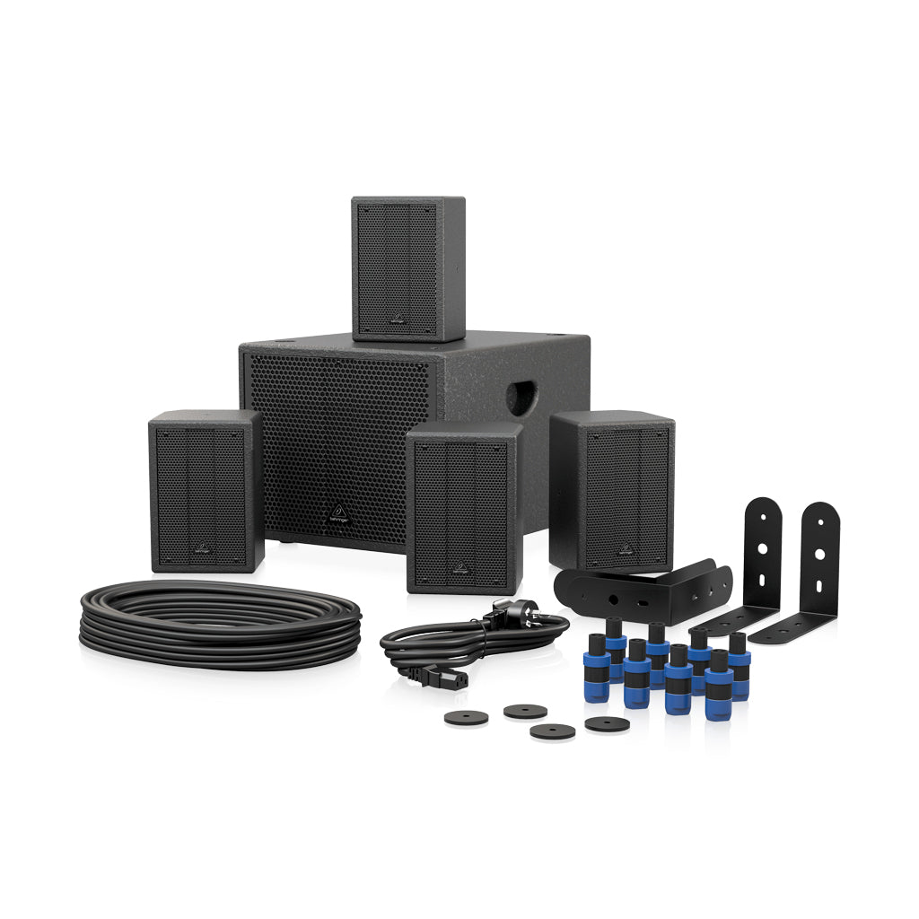 Behringer - SAT 1004 PA Bundle - 8" Sub W/ 4 X 4" Speaker