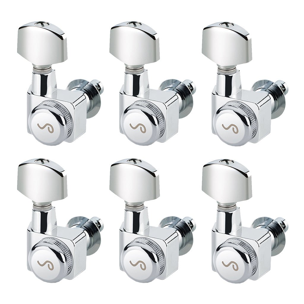 Schaller Locking Mach 6/L F-Series Chrome Guitar Spare Parts Sky Music