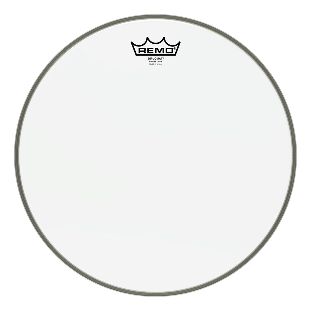 Remo 14" Diplomat Hazy Snare Side