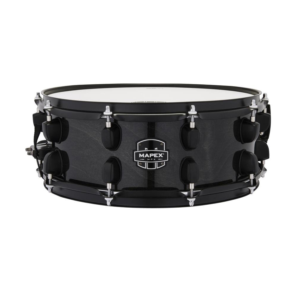 Mapex - MPX 14"x5.5" Maple/Poplar Snare Drum - Trans Midnight Black
