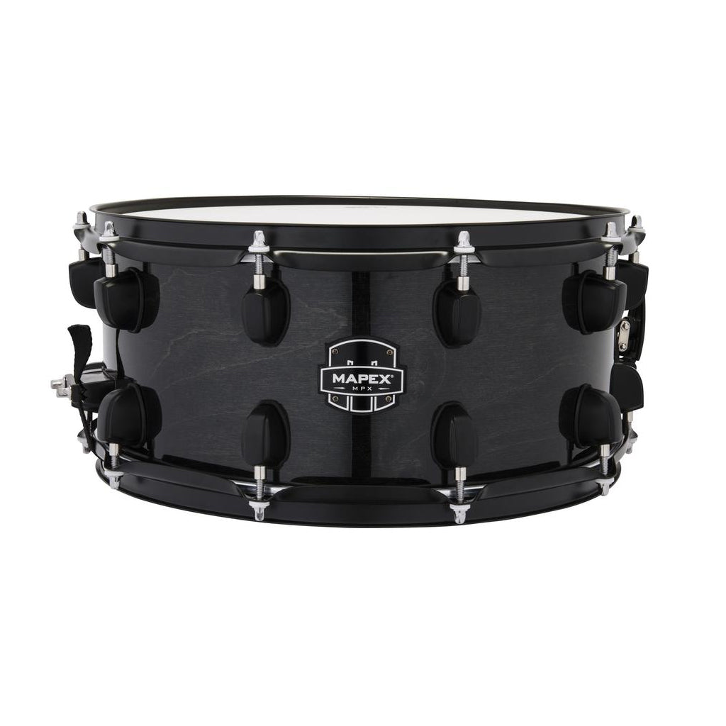 Mapex - MPX 14"x6.5" Maple/Poplar Snare Drum - Trans Midnight Black