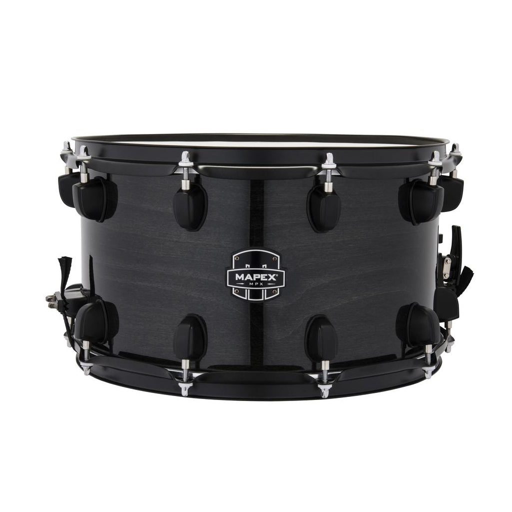 Mapex - MPX 14"x8" Maple/Poplar Snare Drum - Trans Midnight Black