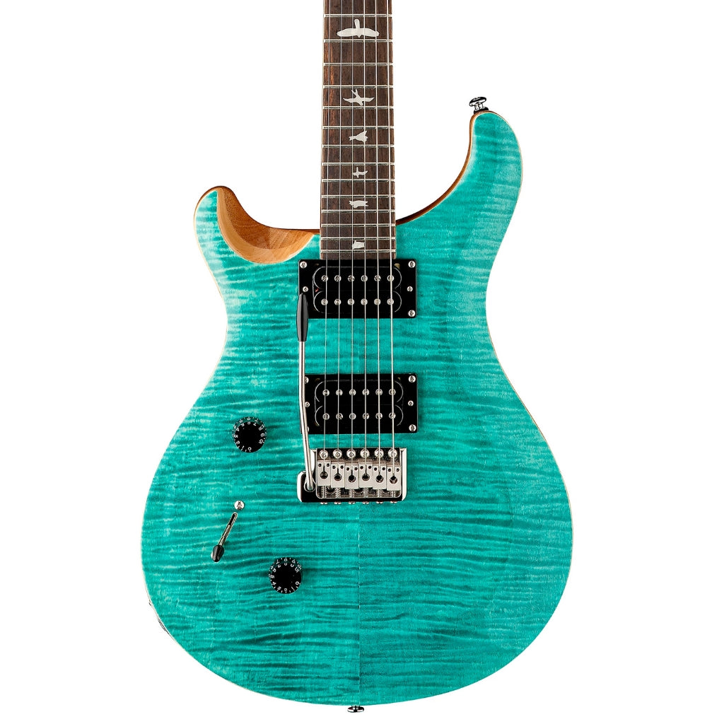 PRS SE Custom 24 Lefty Electric Guitar - Turquoise - Sky Music