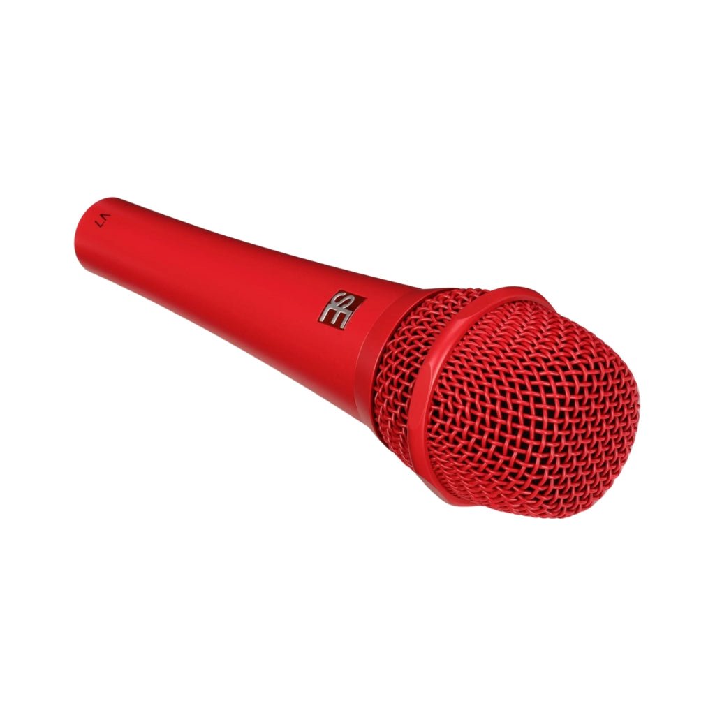 sE Electronics V7 Supercardioid Dynamic Handheld Vocal Microphone - Red Microphones Sky Music