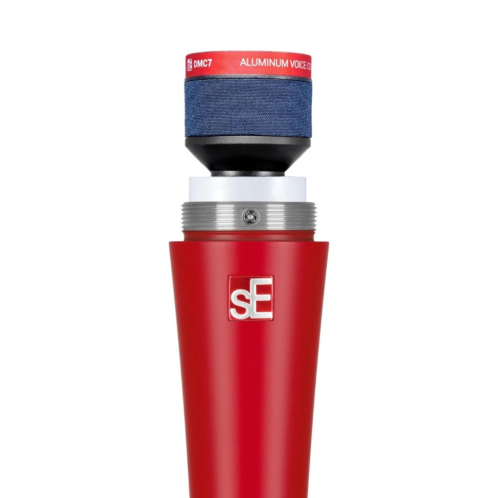 sE Electronics V7 Supercardioid Dynamic Handheld Vocal Microphone - Red Microphones Sky Music