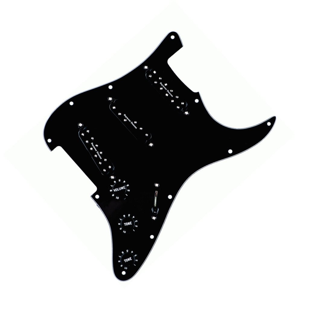 Seymour Duncan Everything Axe Pickguard Assembly JB Jr. Pickups - Black Electric Guitar Pickups Sky Music