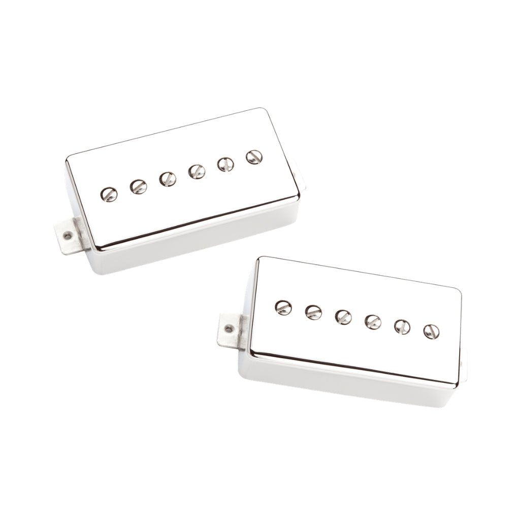 Seymour Duncan Phat Cat Silencer Hot Humbucker Set - Nickel Electric Guitar Pickups Sky Music