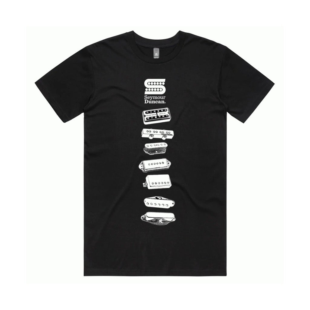 Seymour Duncan Stacked Pickups T Shirt Large Merchandise &amp; Apparel Sky Music