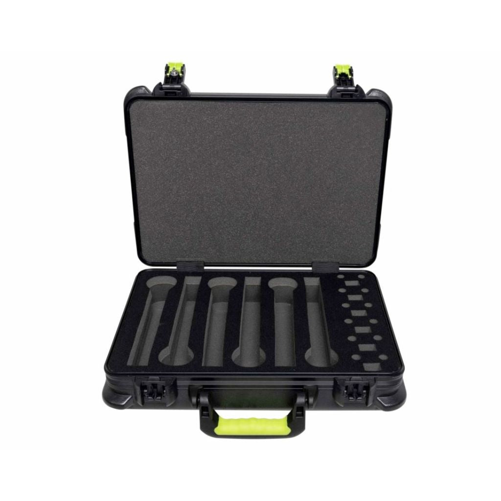 Gator - SH-MICCASEW06 Molded Case for (6) Wireless Mics - TSA Latch